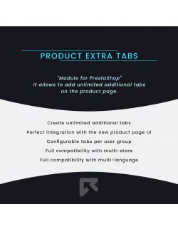 Module Product Extra Tabs for PrestaShop